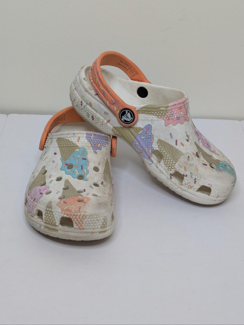 Crocs Icecream Cone Water Sandal Shoe 12T